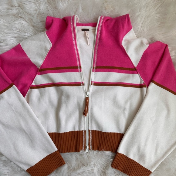 Free People Zip-Up Hoodie (size S) - Picture 2 of 6